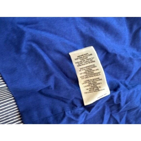 Mini Boden Jacket Boys Size 11/12 Large Blazer Striped Lined Preppy Blue/White - Picture 5 of 9